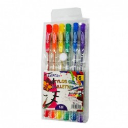 Stylo GEL POCHETTE DE 6