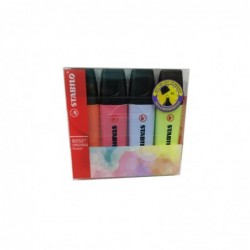 MARQUEUR FLUO PASTEL POCH DE 4