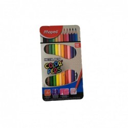 CRAYON COULEUR 12/18 MAPED METAL